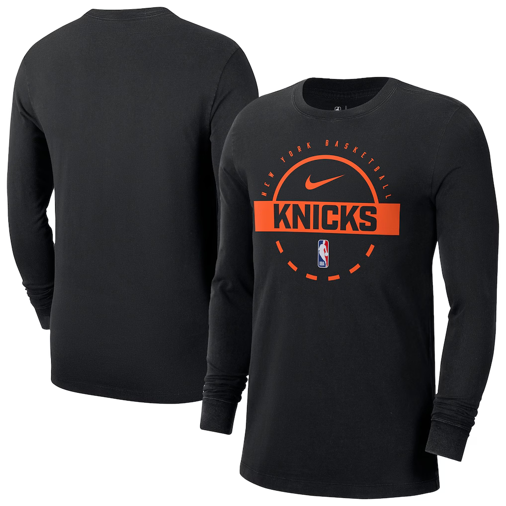 Men New York Knicks 2026 long sleeveT shirt 0018